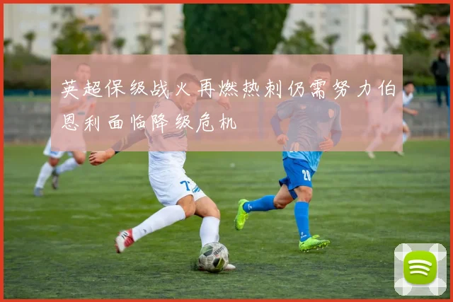英超保级战火再燃热刺仍需努力伯恩利面临降级危机